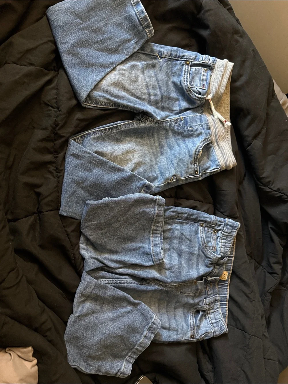 Jeans for a 4-year-old boy used in good condition without stains or holes